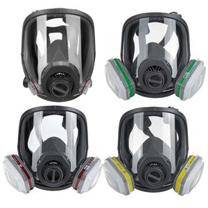 Safety Gas Mask Painting Spraying Full Face Multiple Combinations Protection Breathable Face Mask