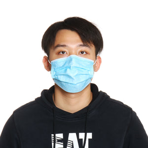 50Pcs Disposable Mouth Face Masks 3-layer Respirator Mask Dust-Proof Personal Protection