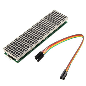 MAX7219 Dot Matrix Module 4-in-1 LED Display Module Geekcreit for Arduino - products that work with official Arduino boards