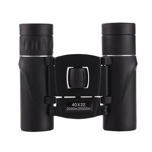 40x22 Field Glasses HD Mini Telescope Portable 40 Times Binocle Binoculars Black Outdoor Travel