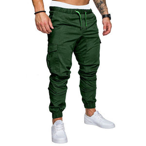 Cargo Pants Men 2019 Autumn Casual Multi Pockets Military Tactical Pants Men's Army Pants Field sports Long Trousers sweatpants