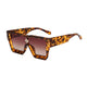 Luxury Crystal Oversized Women Square Sunglasses Trending Men Shades UV400